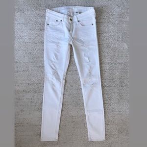 H&M White Skinny Denim